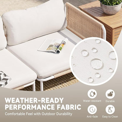 Crestlive Products Outdoor Patio Furniture Set, 6 Seater Modular Oversized - Image 6