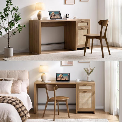 SICOTAS Rattan Executive Desk - Image 8