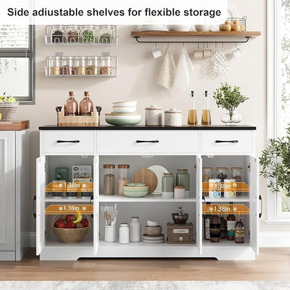 HOSTACK Buffet Sideboard Cabinet - Image 6
