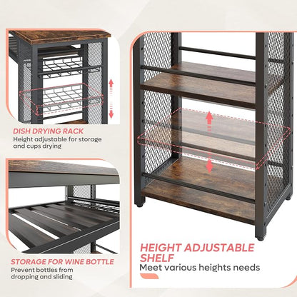 Bestier Bar Table and Chair Set, Expandable Dining Table - Image 3