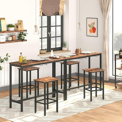 HOOBRO Bar Table Set, Pub Tables Bar Height - Image 6