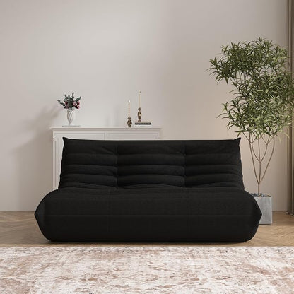 Bean Bag Chair, Loveseat Fireside Chair Bean Bag Sofa Large Bean Bag Chair - Image 4