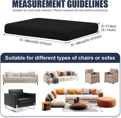 Patio Stretch Cushion Covers, Chair Cushion Covers& Sofa Replacement Slipcovers - Image 2