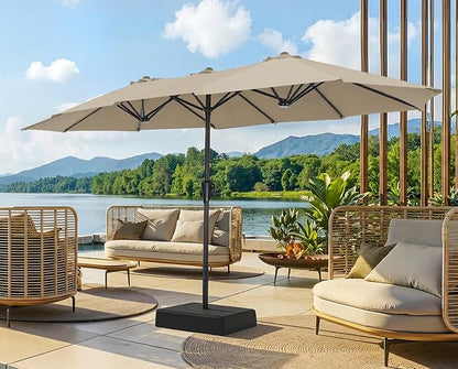 SUPERJARE 13FT Outdoor Patio Umbrella by SUPERJARE