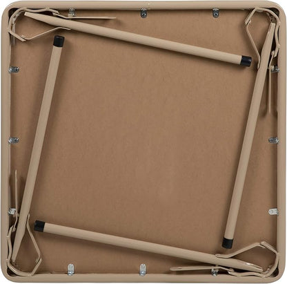 Flash Furniture Mindy Kids Tan Folding Table - Image 9