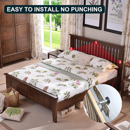 Krisler Adjustable Threaded Bed Frame Anti-Shake Tool, Headboard Stoppers - Image 4