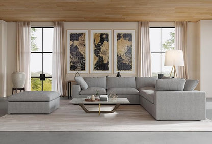 JACH V Shape Couches Sectional for Living Room, Modular Convertible Sofa Couch - Image 7