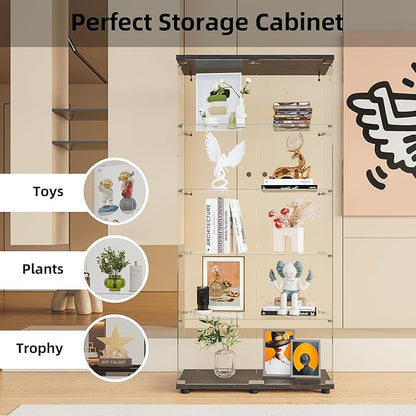 Beauty4U Glass Display Cabinet - Image 4