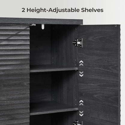 SICOTAS Buffet Cabinet with Storage Accent Sideboard Modern Credenza with Doors - Image 5