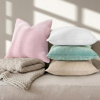 decorUhome Summer Couch Euro Sham Throw Pillow Covers 26x26 Set of 2, - Image 4