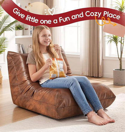Hobestluk Small Bean Bag Chair Lazy Floor Sofa Bean Bags - Image 9