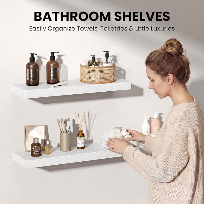 Fun Memories 55Inch Long Floating Shelves, 8 Inch Deep Shelves - Image 7