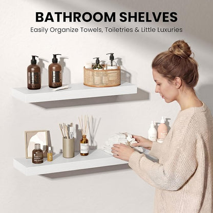 Fun Memories 55Inch Long Floating Shelves, 8 Inch Deep Shelves - Image 7