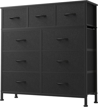 DUMOS 9 Drawer Dresser for Bedroom, Fabric Storage Organizer by DumosLifestyle
