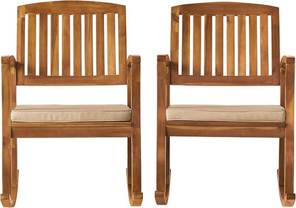 Christopher Knight Home Selma Acacia Rocking Chairs by ChristopherKnightHome