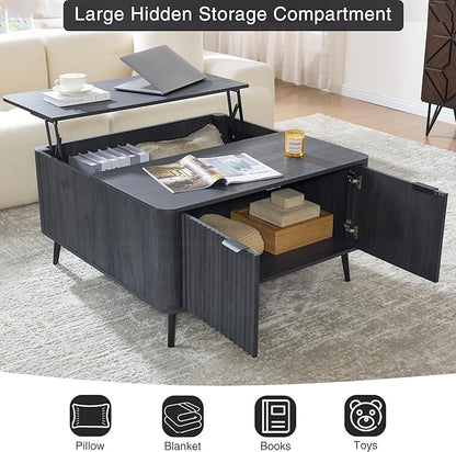 35.4" Lift Top Coffee Table - Image 4