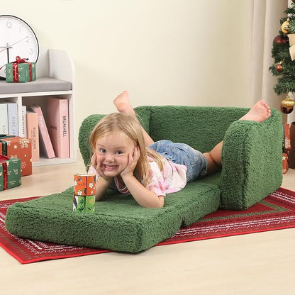 MOMCAYWEX Kids Sofa, 2-in-1 Flip-Out Foam Couch - Image 5