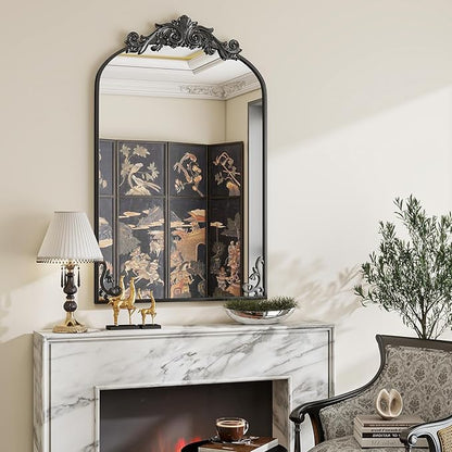VooBang 24x36 inch Vintage Arched Bathroom Mirror - Image 5