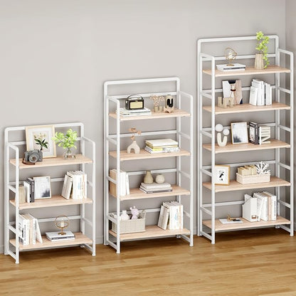 No Assembly Folding Bookshelf, 5 Tiers Collapsible Book Shelf - Image 5