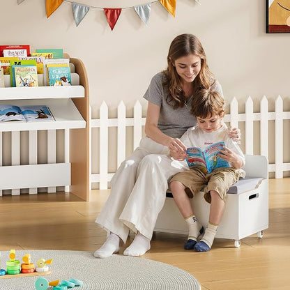 ONBRILL Kids Bookshelf and Toy Storage Organizer - Image 5