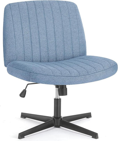 OLIXIS Criss Cross Legged Chairs Armless No Wheels Wide Seat Height Adjustable by OLIXIS