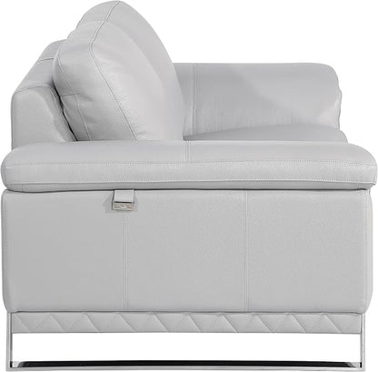 Blackjack Furniture Weston Collection Genuine Italian Leather Living Room Chair - Image 8