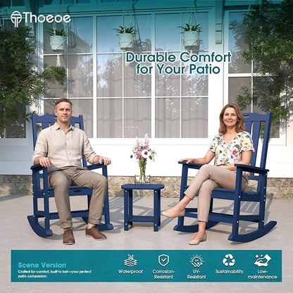 THOEOE Oversized Rocking Chair, Outdoor Rocking Chair - Image 2