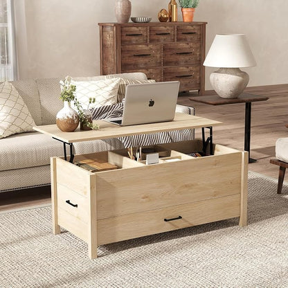 Bonzy Home Lift Top Coffee Table, Wooden Center Table - Image 4