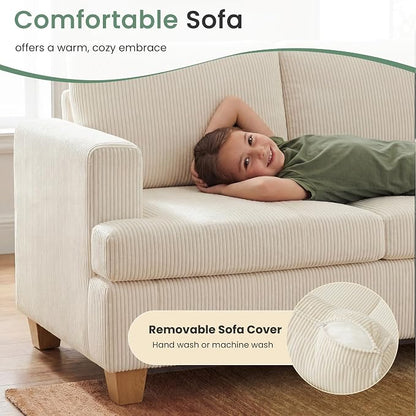 YOUDENOVA 2 Piece Set Comfy Sofa Couch, Loveseat Sofa * 2 - Image 4