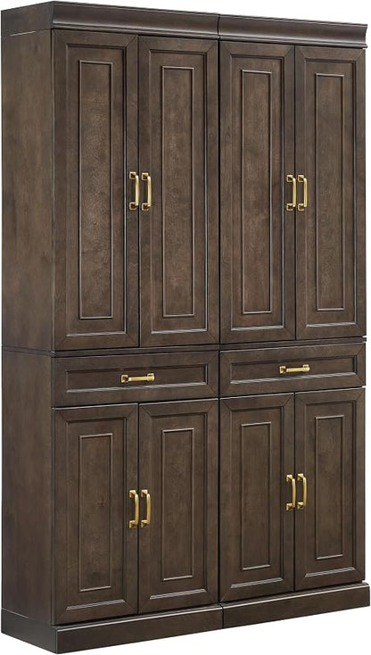 Crosley Furniture Stanton 2-Piece Pantry Storage Cabinet Set by CrosleyFurniture