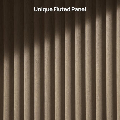 SICOTAS Buffet Cabinet with Storage Accent Sideboard Modern Credenza with Doors - Image 4