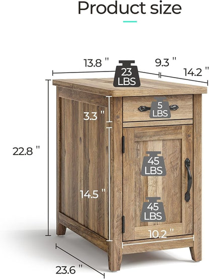 LINSY HOME End Table Set of 2 - Image 3
