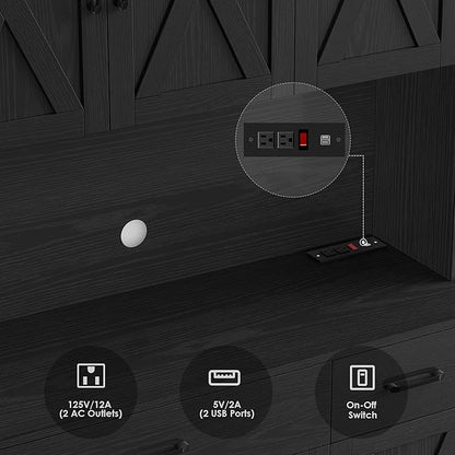 HOSTACK 71" Pantry Cabinet - Image 7