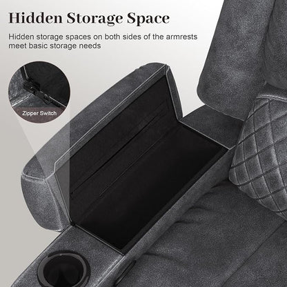 Yolsali 3 Seater Recliner Sofa Set - Image 7