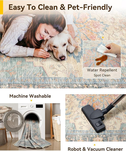 RELEANY Area Rugs 2'x3' Kitchen Rugs Entry Rug Small Rugs - Image 5