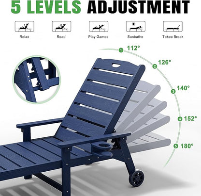 Outdoor Lounge Chair Set of 4 - Image 8