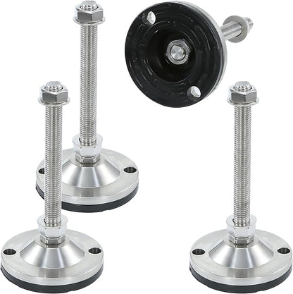 Heavy Duty 5000 lb Capacity Stainless Steel Adjustable Leveling Feet by TERMATH