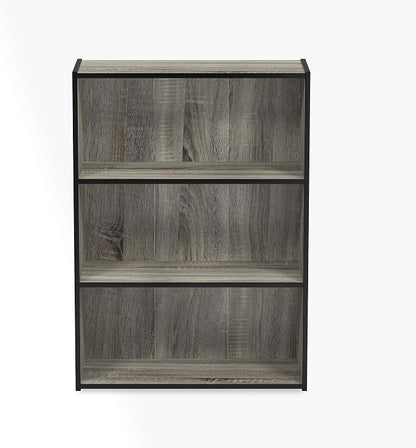 Furinno PASIR Book Shelf, 3-Tier Bookshelf, Storage Shelves Bookcase, 9.7 x - Image 7