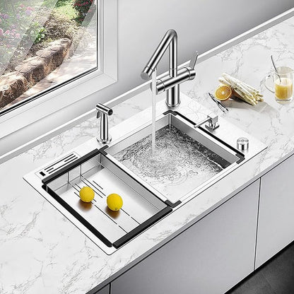 practicalWs Marble Wallpaper Granite Gray/White Paper Roll 23.6" x 196" Kitchen - Image 3