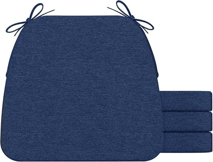 AAAAAcessories D-Shaped Chair Cushions, Machine-Washable Cover by AAAAAcessories