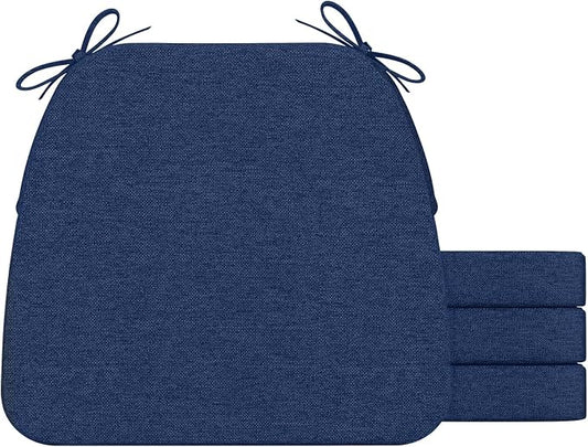 AAAAAcessories D-Shaped Chair Cushions, Machine-Washable Cover by AAAAAcessories