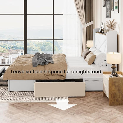 SHA CERLIN Queen Bed Frame - Image 8