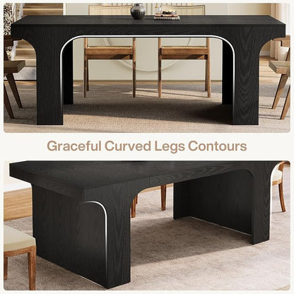 Tribesigns 71-Inch Farmhouse Dining Table - Image 9