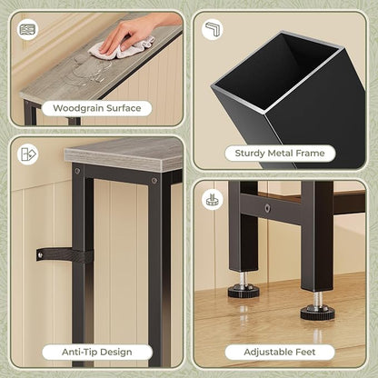 Huuger 110.2 Inch Sofa Table - Image 9