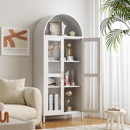 VEXPOR 73" Tall Arched Display Cabinet - Image 3