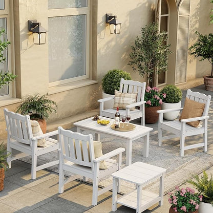 Stoog 3 Piece Patio Dining Sets, All-Weather Patio Chairs - Image 2