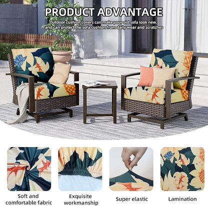 Outdoor Cushion Covers Set, Replacement - Image 3