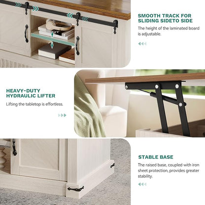 YITAHOME Lift Top Coffee Table - Image 9