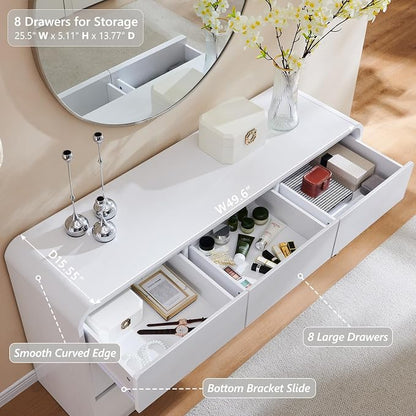 Aitjunz Modern 8 Drawers Dresser - Image 4