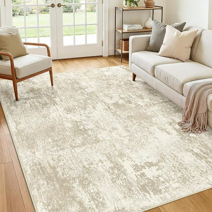 RELEANY Washable Area Rugs 6'x9' Non-Slip Modern Abstract Soft - Image 8